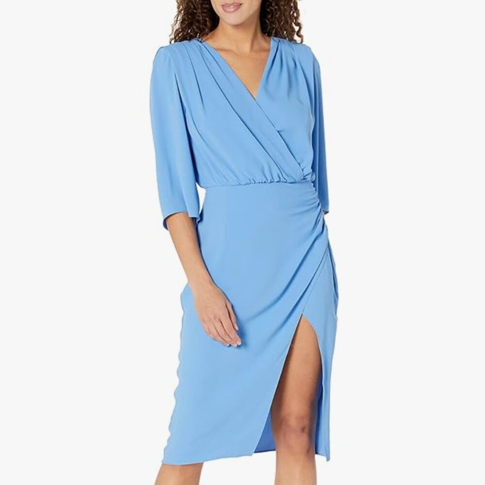 Amanda Uprichard Melinda Midi Dress - Atlantic Blue - S